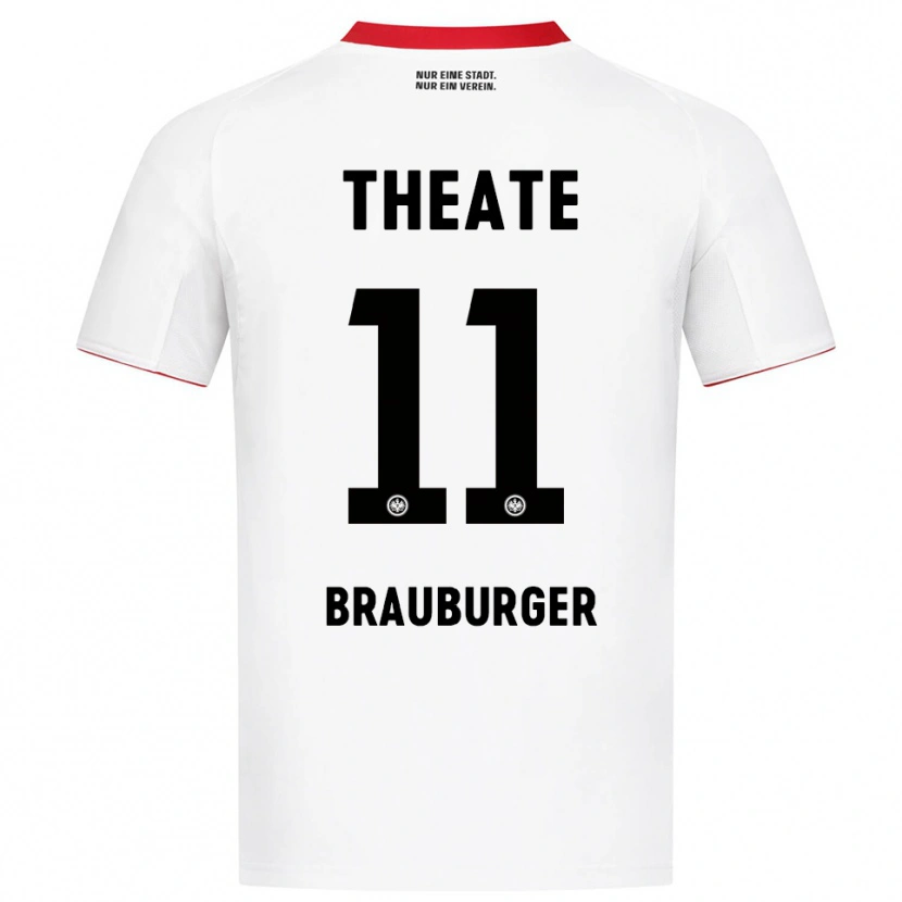 Danxen Men Maximilian Brauburger #11 White Red Away Jersey 2025/26 T-Shirt