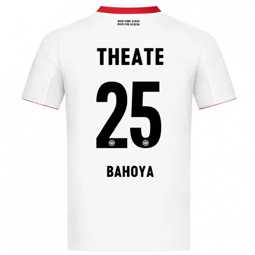 Danxen Men Paul Bahoya #25 White Red Away Jersey 2025/26 T-Shirt