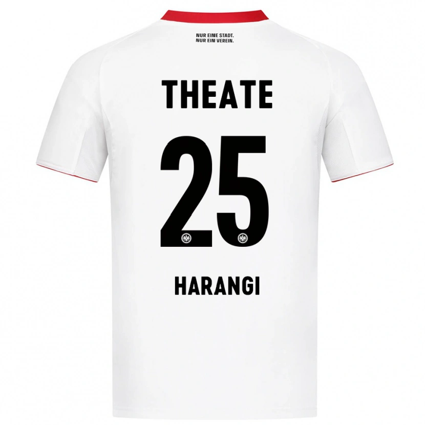 Danxen Men Aiden Harangi #25 White Red Away Jersey 2025/26 T-Shirt