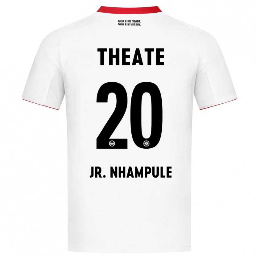 Danxen Men Junior Nhampule #20 White Red Away Jersey 2025/26 T-Shirt