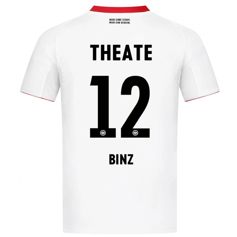 Danxen Men Sam Binz #12 White Red Away Jersey 2025/26 T-Shirt