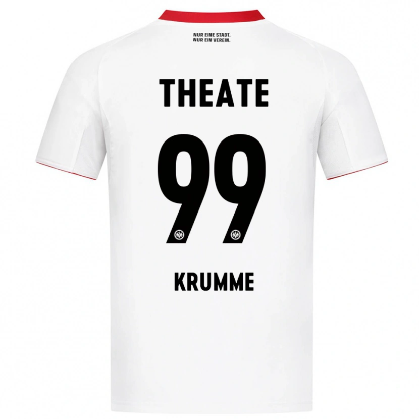 Danxen Men Janne Krumme #99 White Red Away Jersey 2025/26 T-Shirt