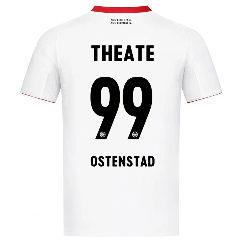 Danxen Men Marthine Østenstad #99 White Red Away Jersey 2025/26 T-Shirt