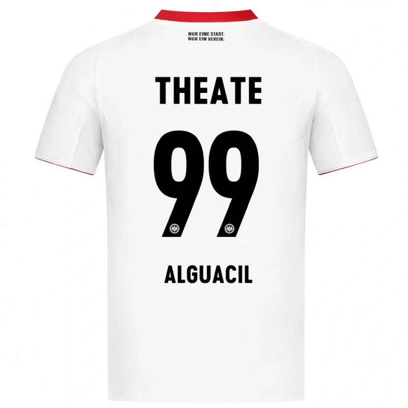 Danxen Men Ainhoa Alguacil #99 White Red Away Jersey 2025/26 T-Shirt