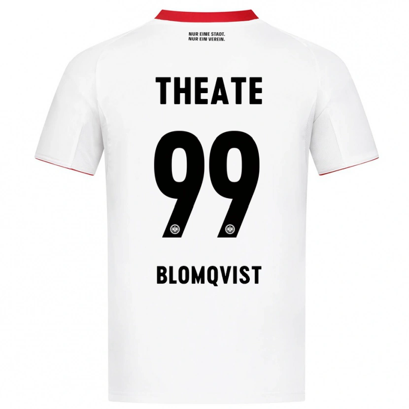 Danxen Men Rebecka Blomqvist #99 White Red Away Jersey 2025/26 T-Shirt