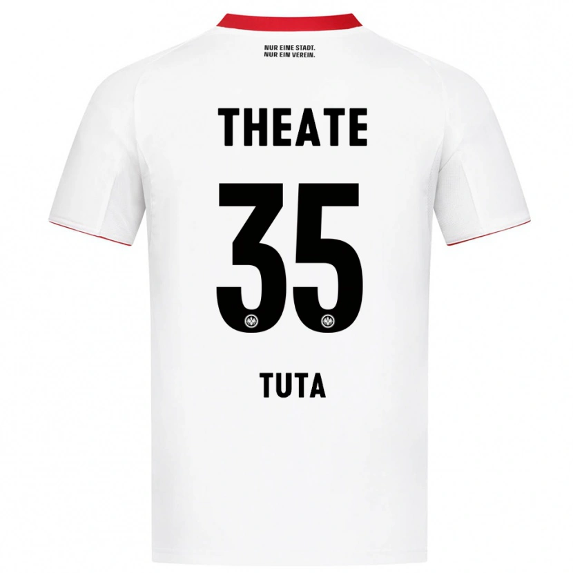 Danxen Men Tuta #35 White Red Away Jersey 2025/26 T-Shirt