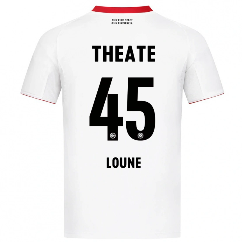 Danxen Men Mehdi Loune #45 White Red Away Jersey 2025/26 T-Shirt