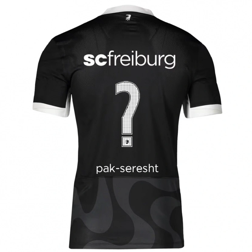 Danxen Men Puyan Pak-Seresht #0 Black White Away Jersey 2025/26 T-Shirt