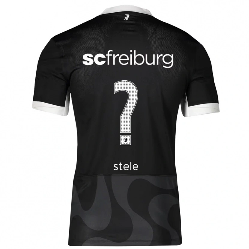 Danxen Men Konstantin Stele #0 Black White Away Jersey 2025/26 T-Shirt