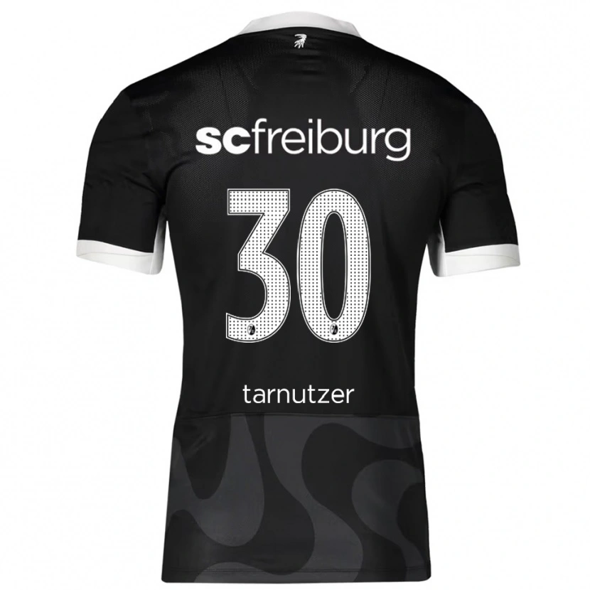 Danxen Men Rouven Tarnutzer #30 Black White Away Jersey 2025/26 T-Shirt