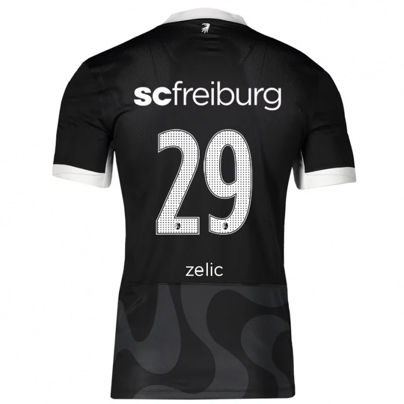 Danxen Men Mateo Zelic #29 Black White Away Jersey 2025/26 T-Shirt