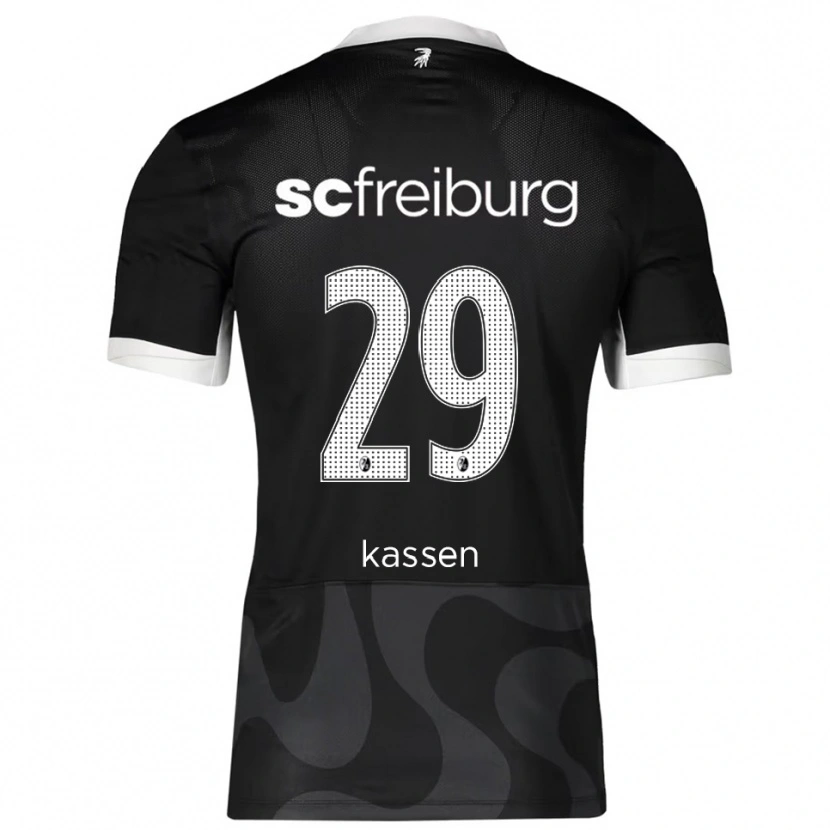 Danxen Men Julia Kassen #29 Black White Away Jersey 2025/26 T-Shirt
