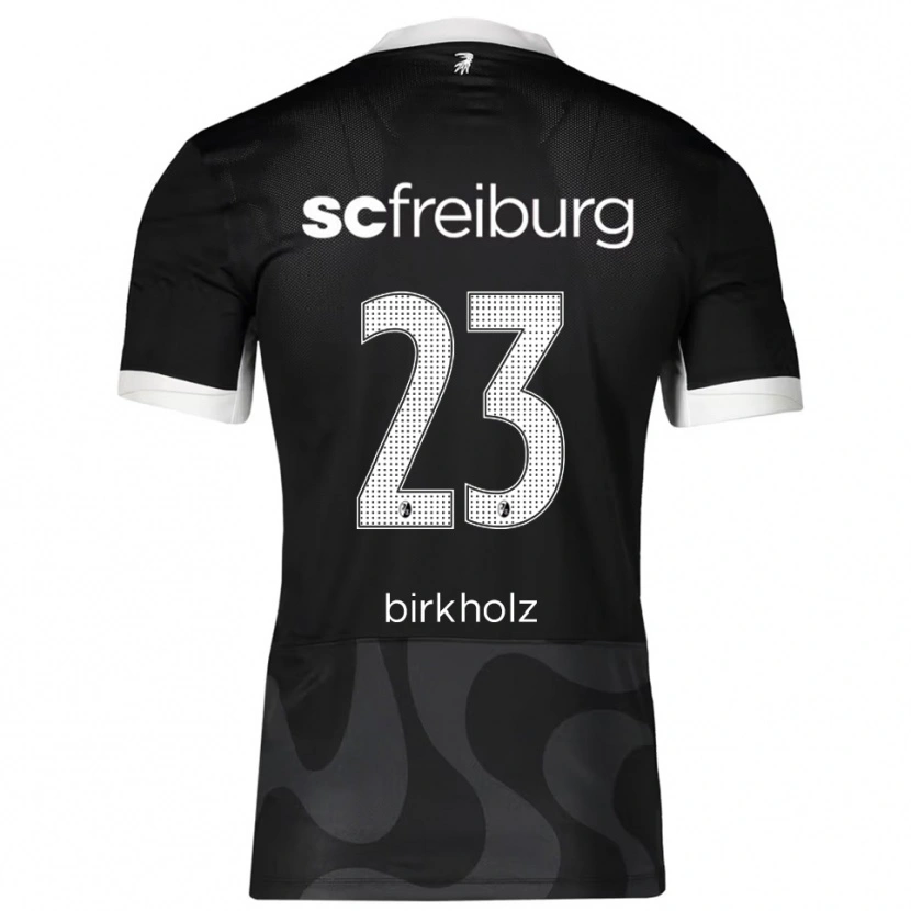 Danxen Men Luca Birkholz #23 Black White Away Jersey 2025/26 T-Shirt