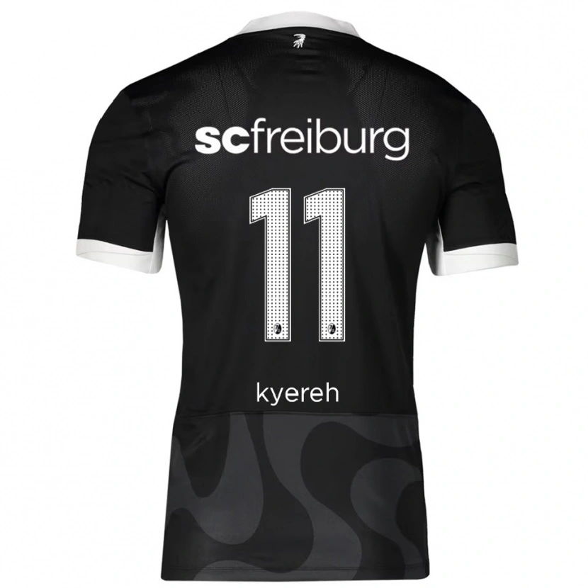Danxen Men Daniel-Kofi Kyereh #11 Black White Away Jersey 2025/26 T-Shirt
