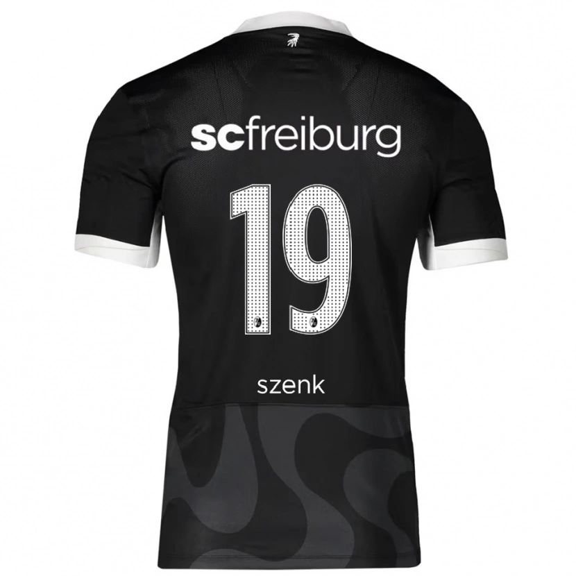 Danxen Men Nia Szenk #19 Black White Away Jersey 2025/26 T-Shirt