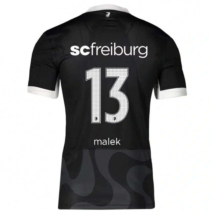 Danxen Men Jannik Malek #13 Black White Away Jersey 2025/26 T-Shirt