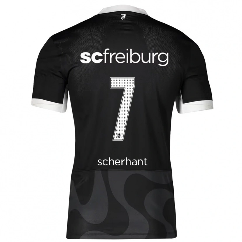 Danxen Men Derry Scherhant #7 Black White Away Jersey 2025/26 T-Shirt