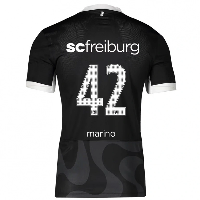 Danxen Men Luca Marino #42 Black White Away Jersey 2025/26 T-Shirt