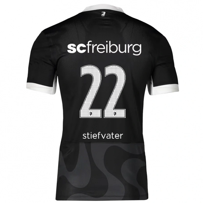 Danxen Men Max Stiefvater #22 Black White Away Jersey 2025/26 T-Shirt