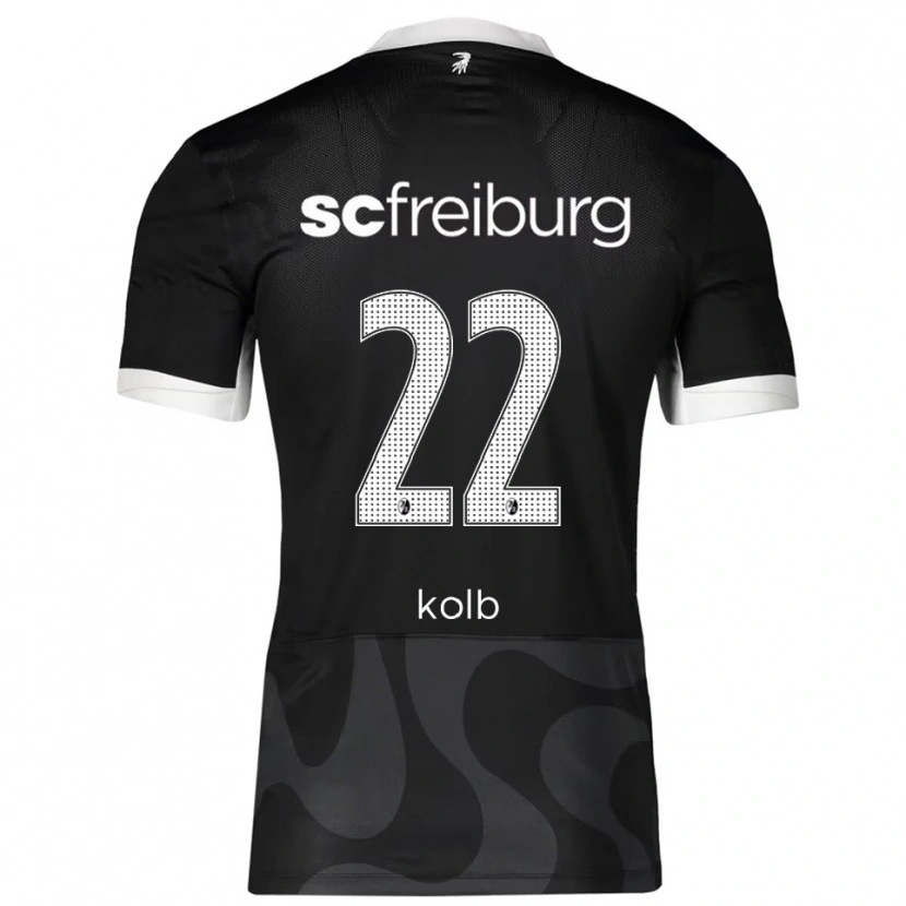 Danxen Men Lisa Kolb #22 Black White Away Jersey 2025/26 T-Shirt