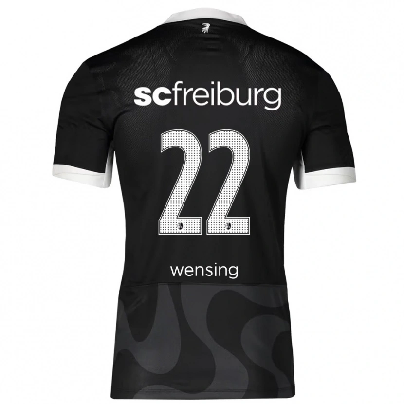Danxen Men Luisa Wensing #22 Black White Away Jersey 2025/26 T-Shirt