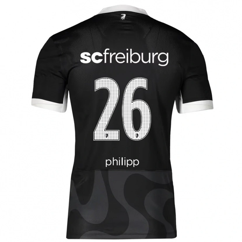 Danxen Men Maximilian Philipp #26 Black White Away Jersey 2025/26 T-Shirt