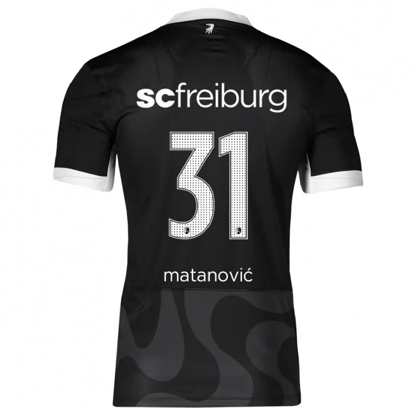 Danxen Men Igor Matanovic #31 Black White Away Jersey 2025/26 T-Shirt