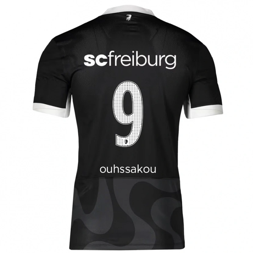 Danxen Men Essad Ouhssakou #9 Black White Away Jersey 2025/26 T-Shirt