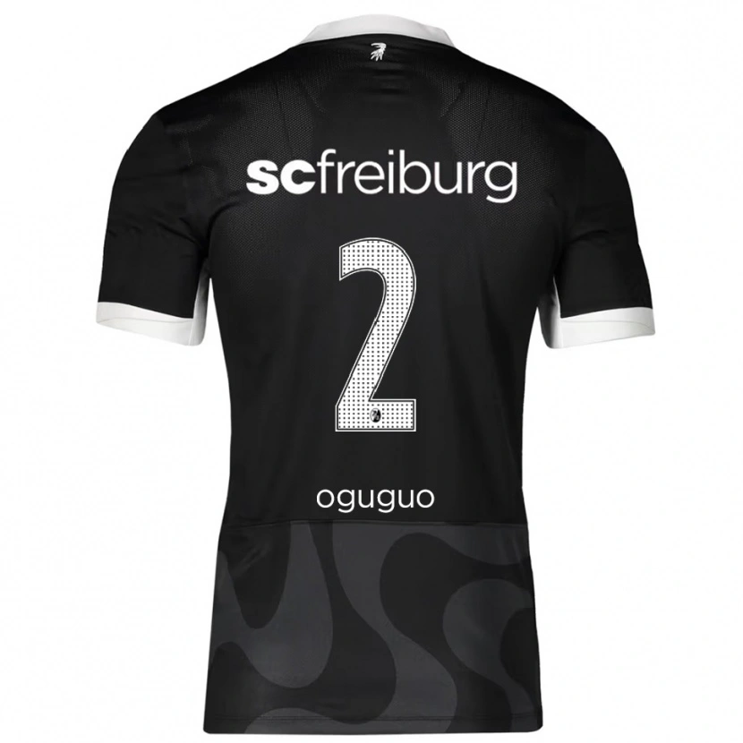 Danxen Men Elijah Oguguo #2 Black White Away Jersey 2025/26 T-Shirt
