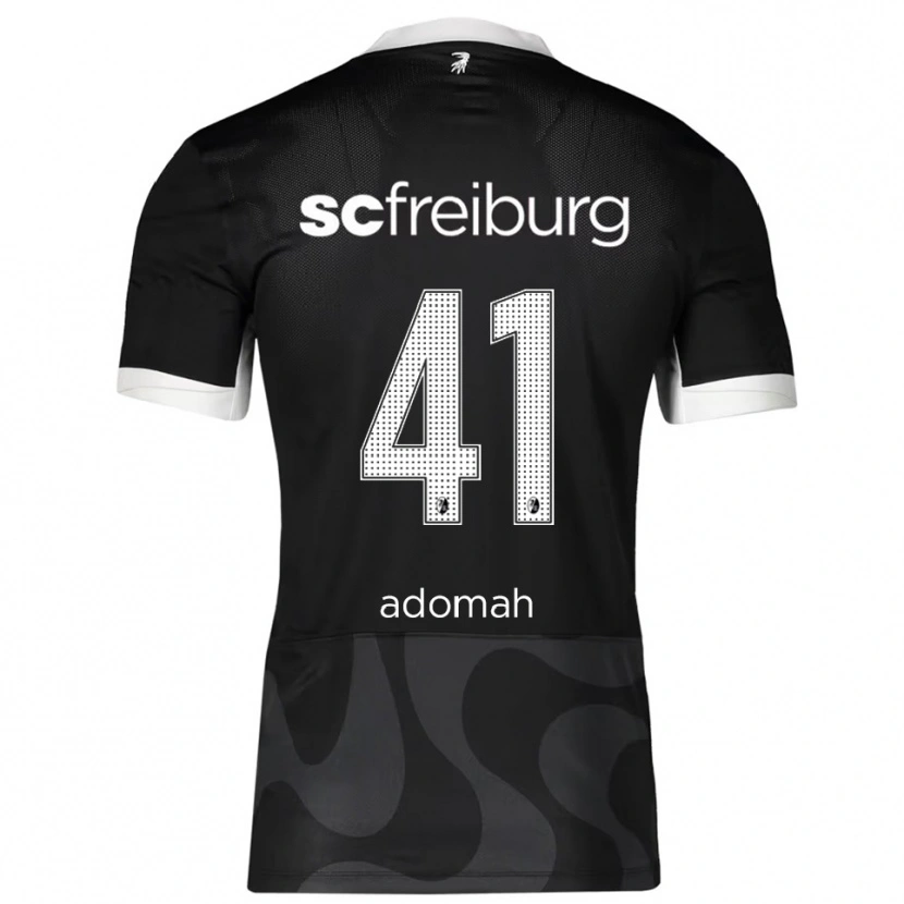 Danxen Men Bismark Adomah #41 Black White Away Jersey 2025/26 T-Shirt
