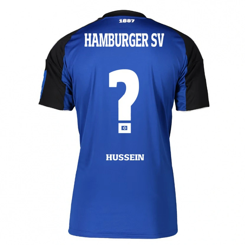 Danxen Men Schadi Hussein #0 Blue Black Away Jersey 2025/26 T-Shirt