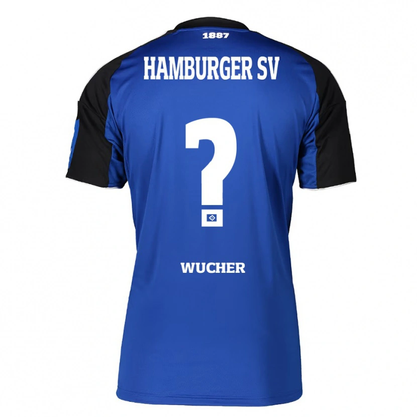Danxen Men Annalena Wucher #0 Blue Black Away Jersey 2025/26 T-Shirt