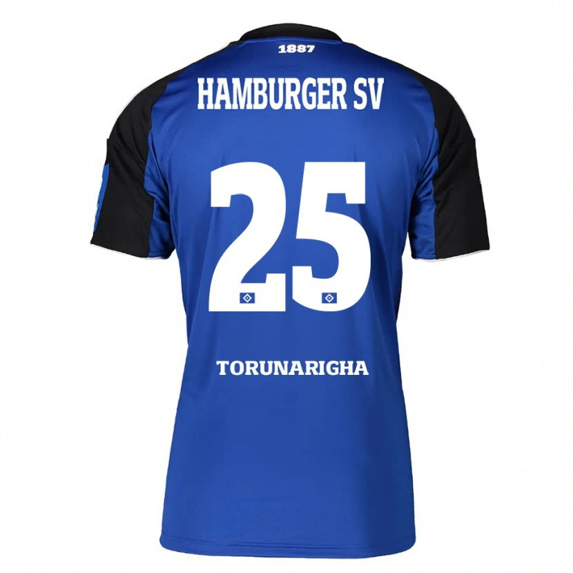 Danxen Men Jordan Torunarigha #25 Blue Black Away Jersey 2025/26 T-Shirt