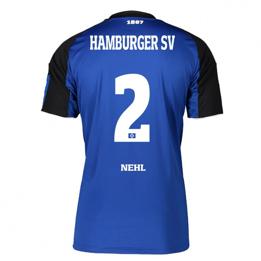 Danxen Men Julius Nehl #2 Blue Black Away Jersey 2025/26 T-Shirt