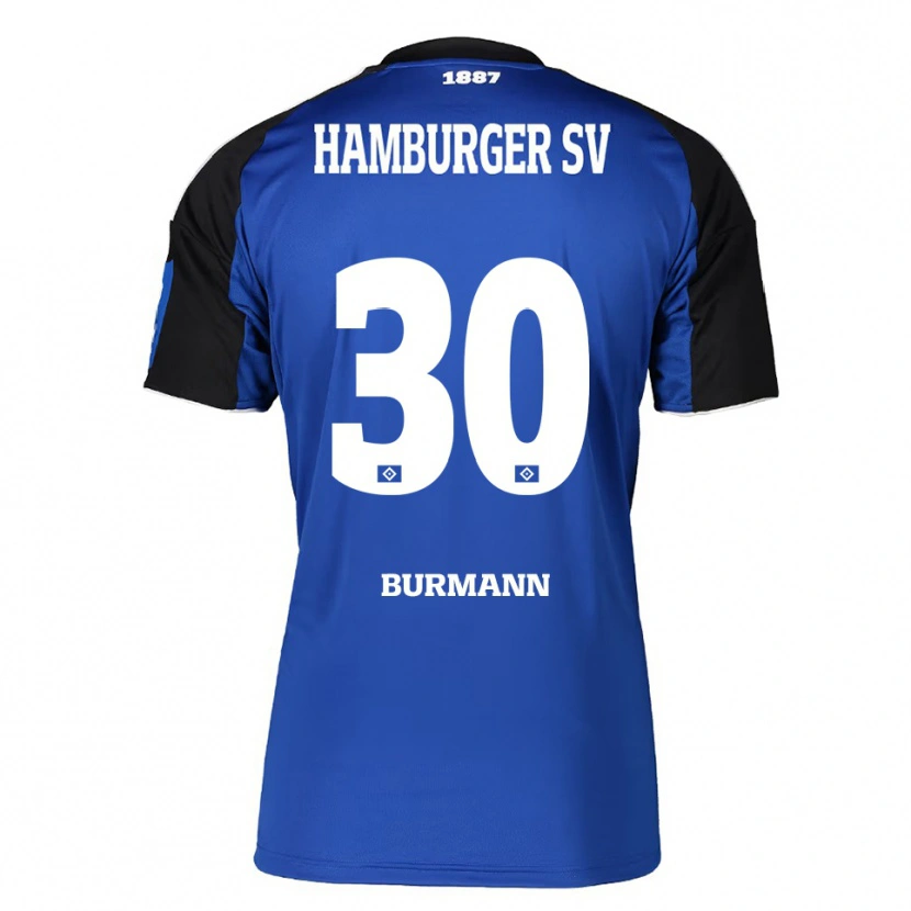 Danxen Men Tarah Burmann #30 Blue Black Away Jersey 2025/26 T-Shirt