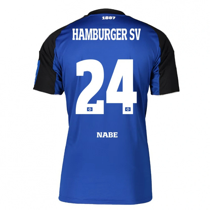 Danxen Men Jamal Nabe #24 Blue Black Away Jersey 2025/26 T-Shirt