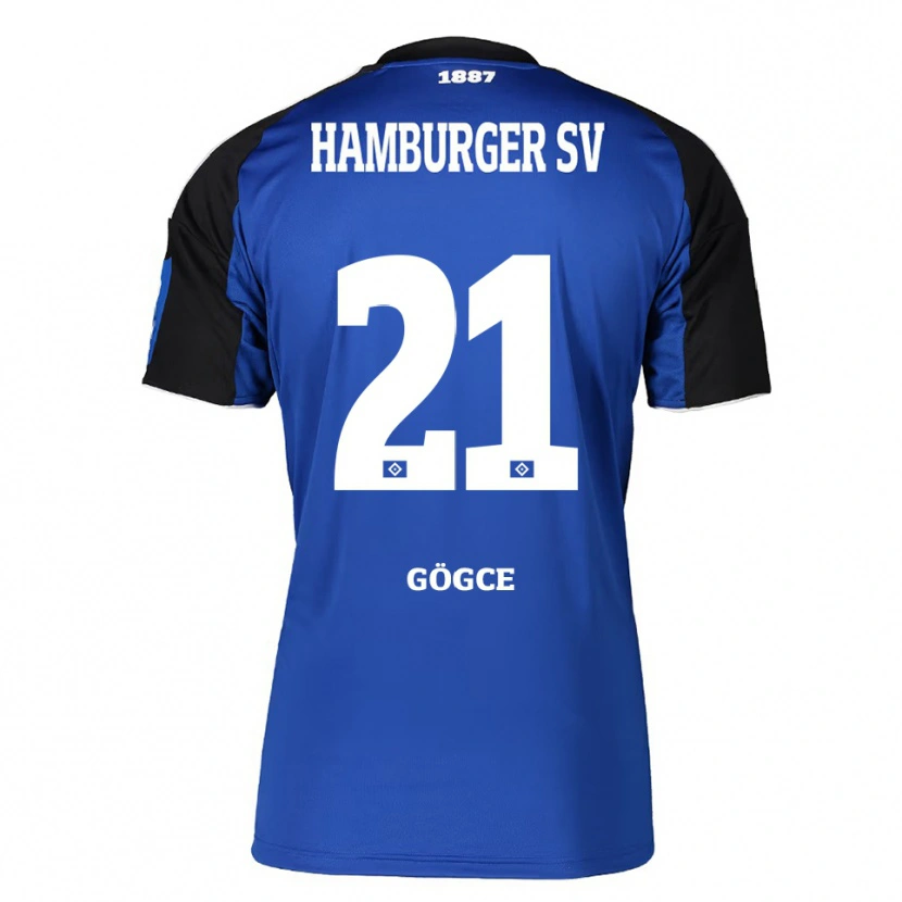 Danxen Men Keyhan Gögce #21 Blue Black Away Jersey 2025/26 T-Shirt