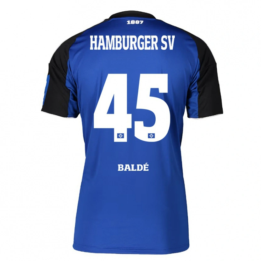 Danxen Men Fabio Baldé #45 Blue Black Away Jersey 2025/26 T-Shirt
