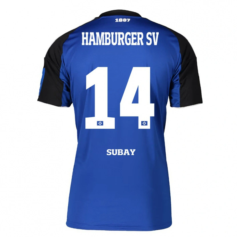 Danxen Men Okan Özer Subay #14 Blue Black Away Jersey 2025/26 T-Shirt