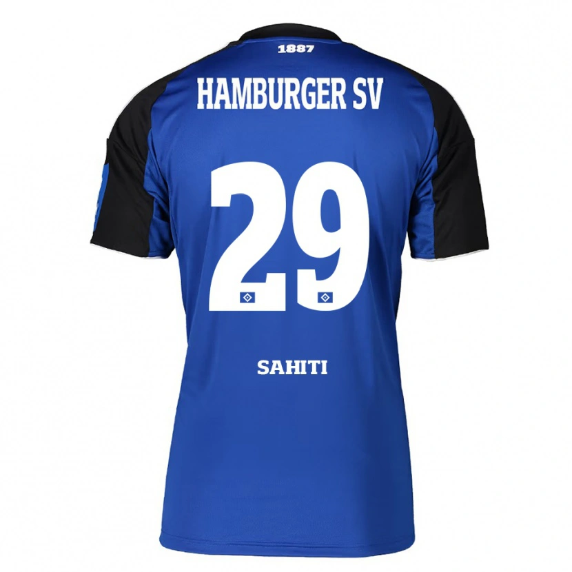 Danxen Men Emir Sahiti #29 Blue Black Away Jersey 2025/26 T-Shirt