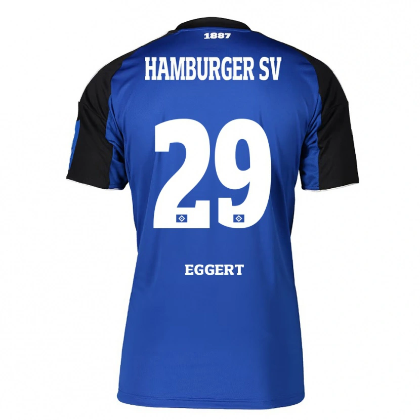 Danxen Men Leni Eggert #29 Blue Black Away Jersey 2025/26 T-Shirt