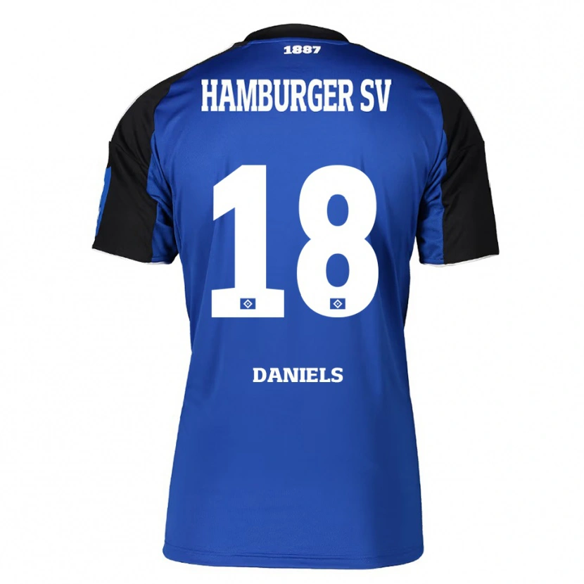 Danxen Men Jannis Daniels #18 Blue Black Away Jersey 2025/26 T-Shirt