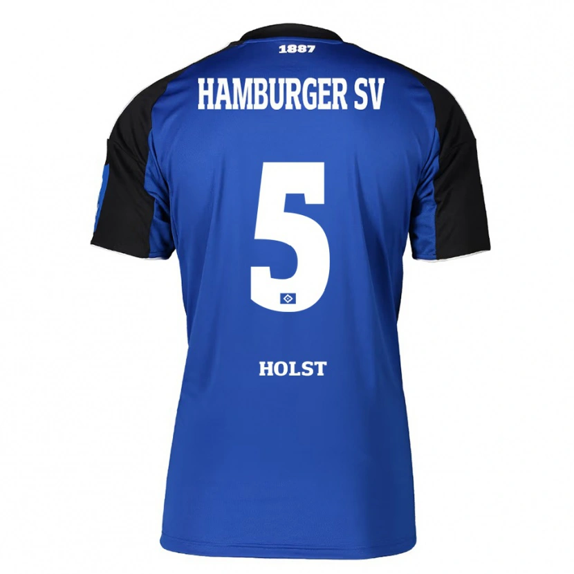 Danxen Men Evelyn Holst #5 Blue Black Away Jersey 2025/26 T-Shirt