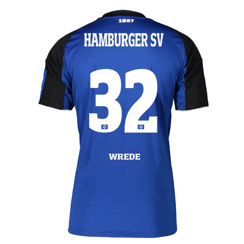 Danxen Men Lotta Wrede #32 Blue Black Away Jersey 2025/26 T-Shirt