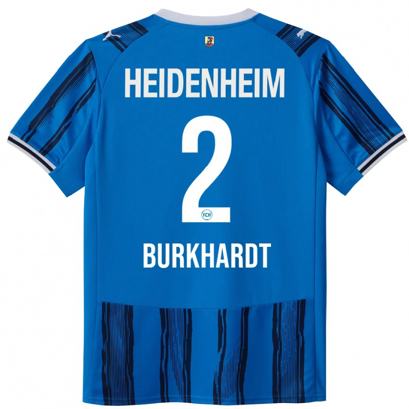 Danxen Men Hannes Burkhardt #2 Blue Navy Away Jersey 2025/26 T-Shirt