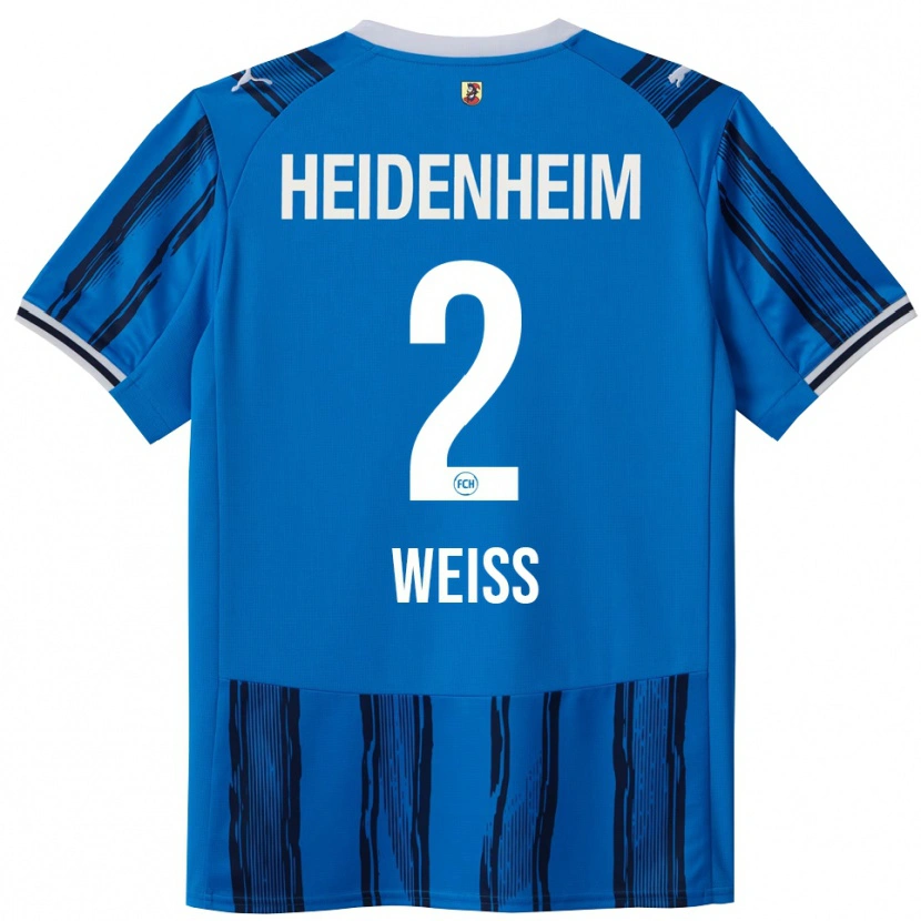 Danxen Men Philipp Weiß #2 Blue Navy Away Jersey 2025/26 T-Shirt