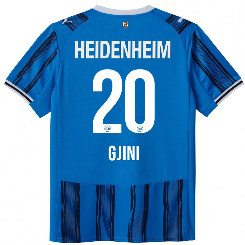 Danxen Men Leonard Gjini #20 Blue Navy Away Jersey 2025/26 T-Shirt