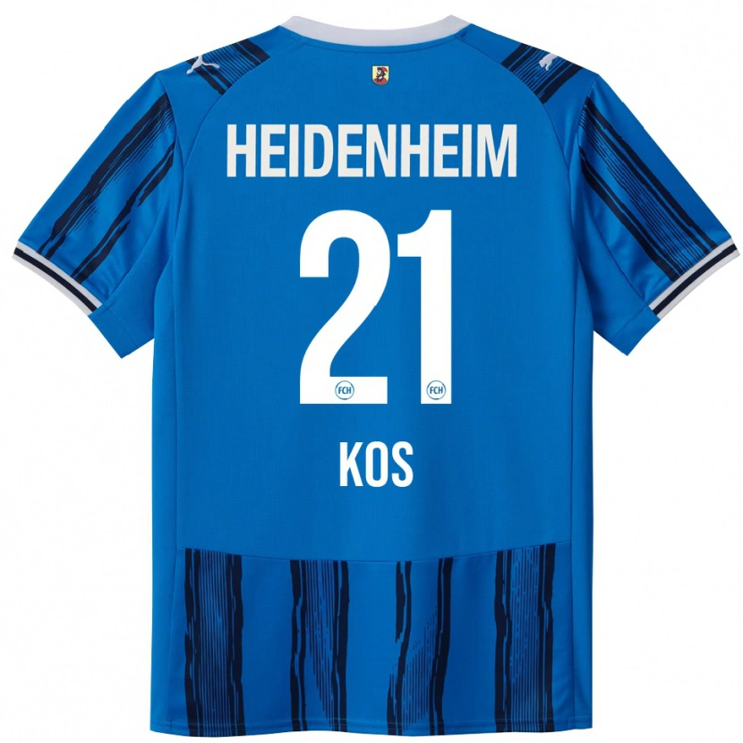 Danxen Men Maximilian Kos #21 Blue Navy Away Jersey 2025/26 T-Shirt