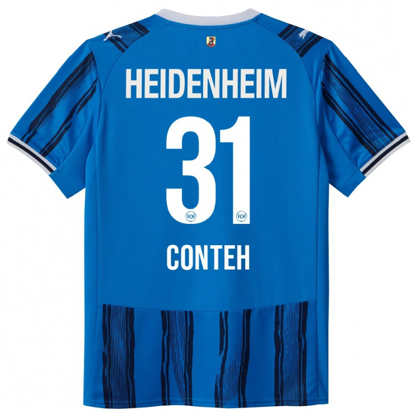 Danxen Men Sirlord Conteh #31 Blue Navy Away Jersey 2025/26 T-Shirt