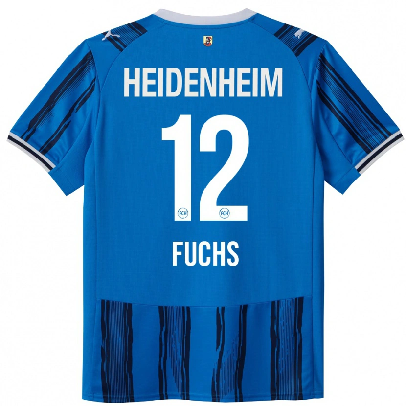 Danxen Men Celine Fuchs #12 Blue Navy Away Jersey 2025/26 T-Shirt